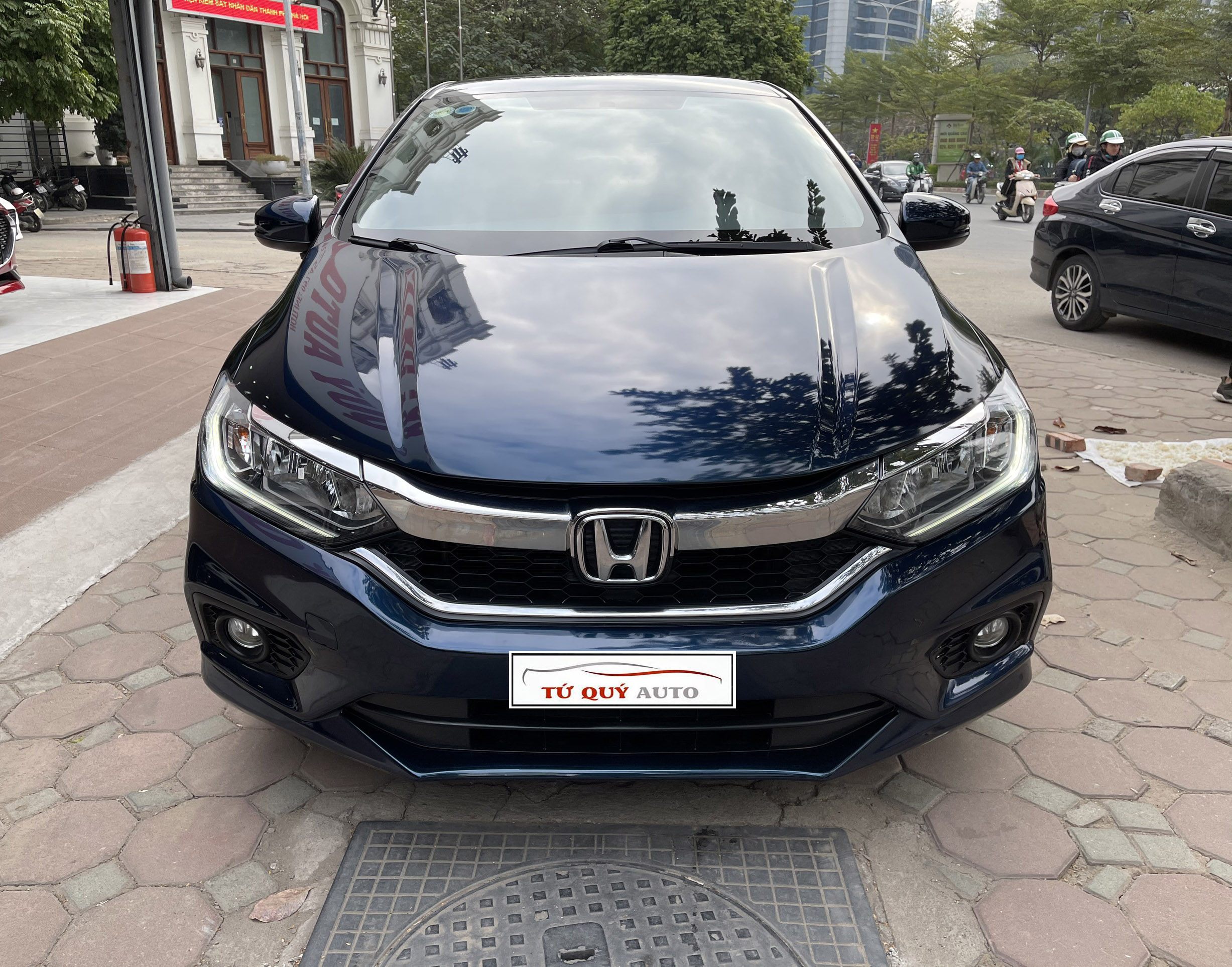 Xe Honda City 1.5CVT 2017 - Xanh Đen