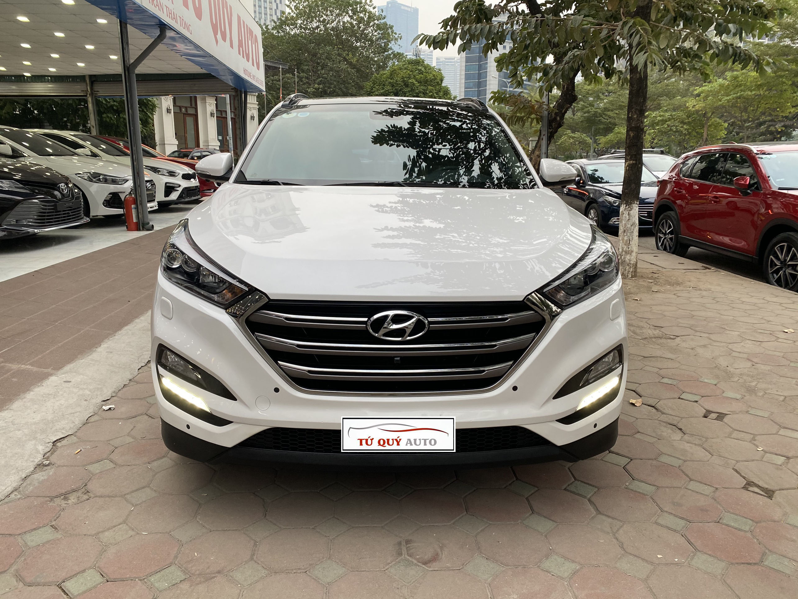 Xe Hyundai Tucson 1.6Turbo 2018 - Trắng