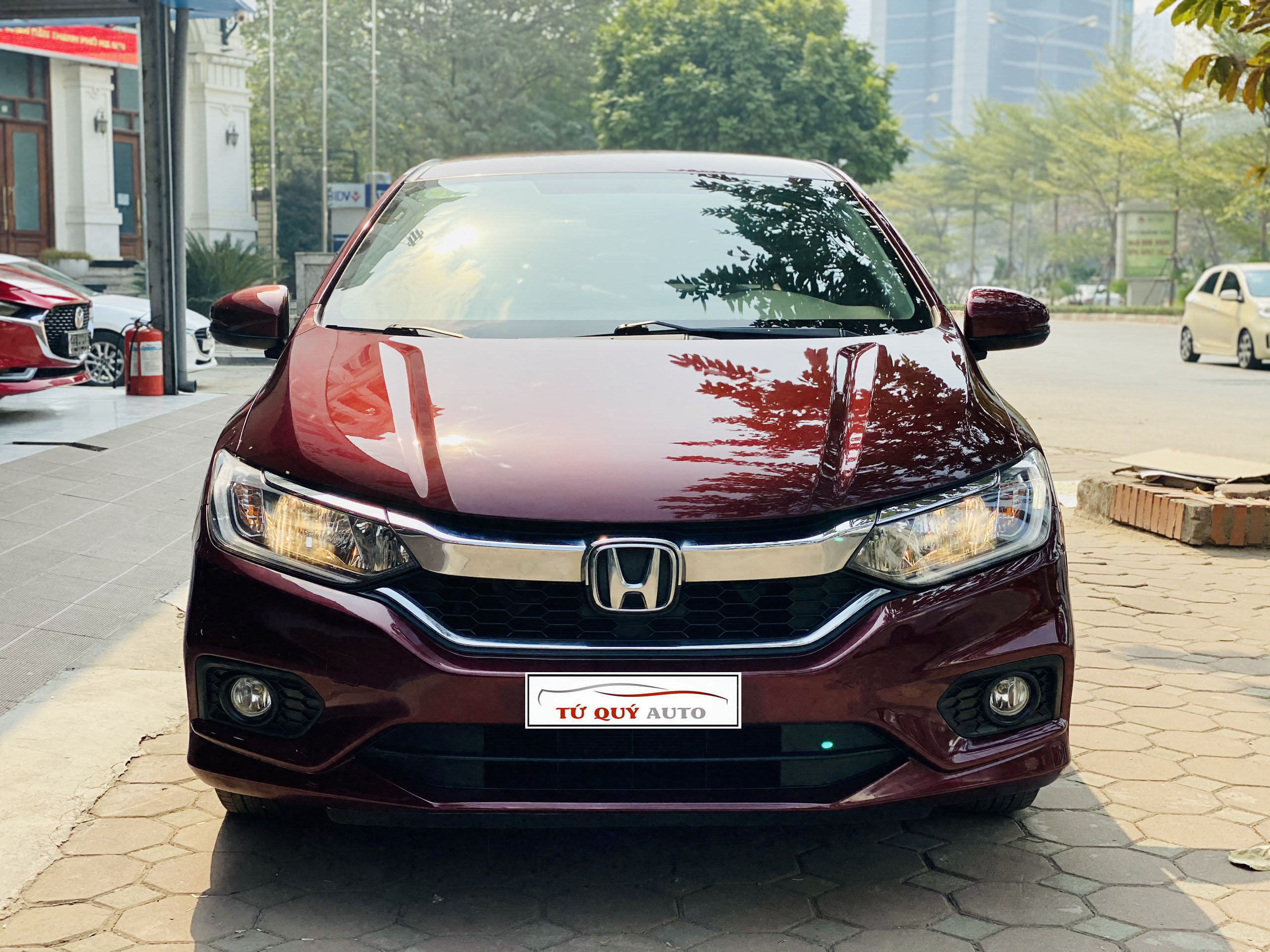 Xe Honda City 1.5CVT 2017 - Đỏ Mận