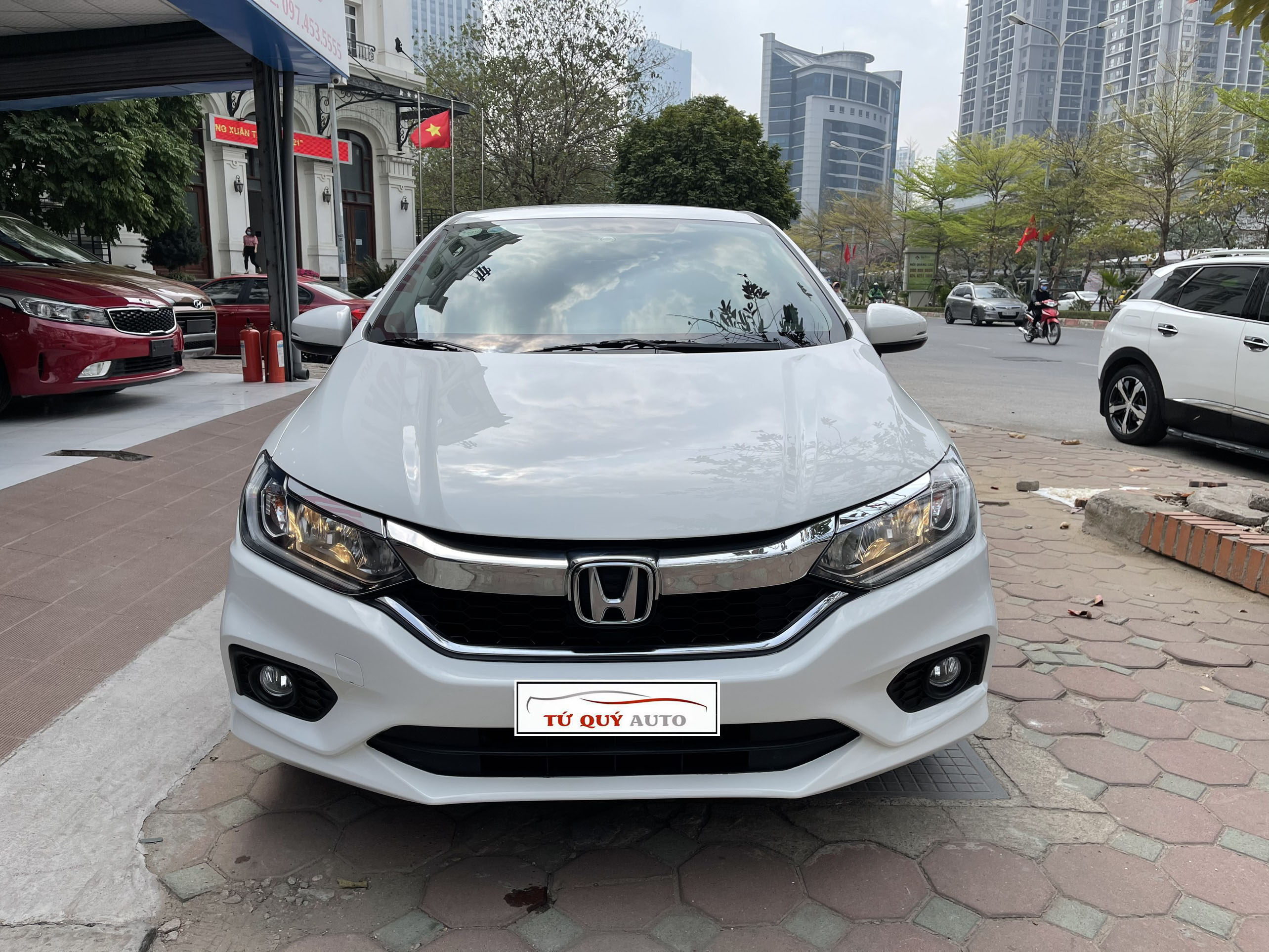 Xe Honda City 1.5CVT 2018 - Trắng