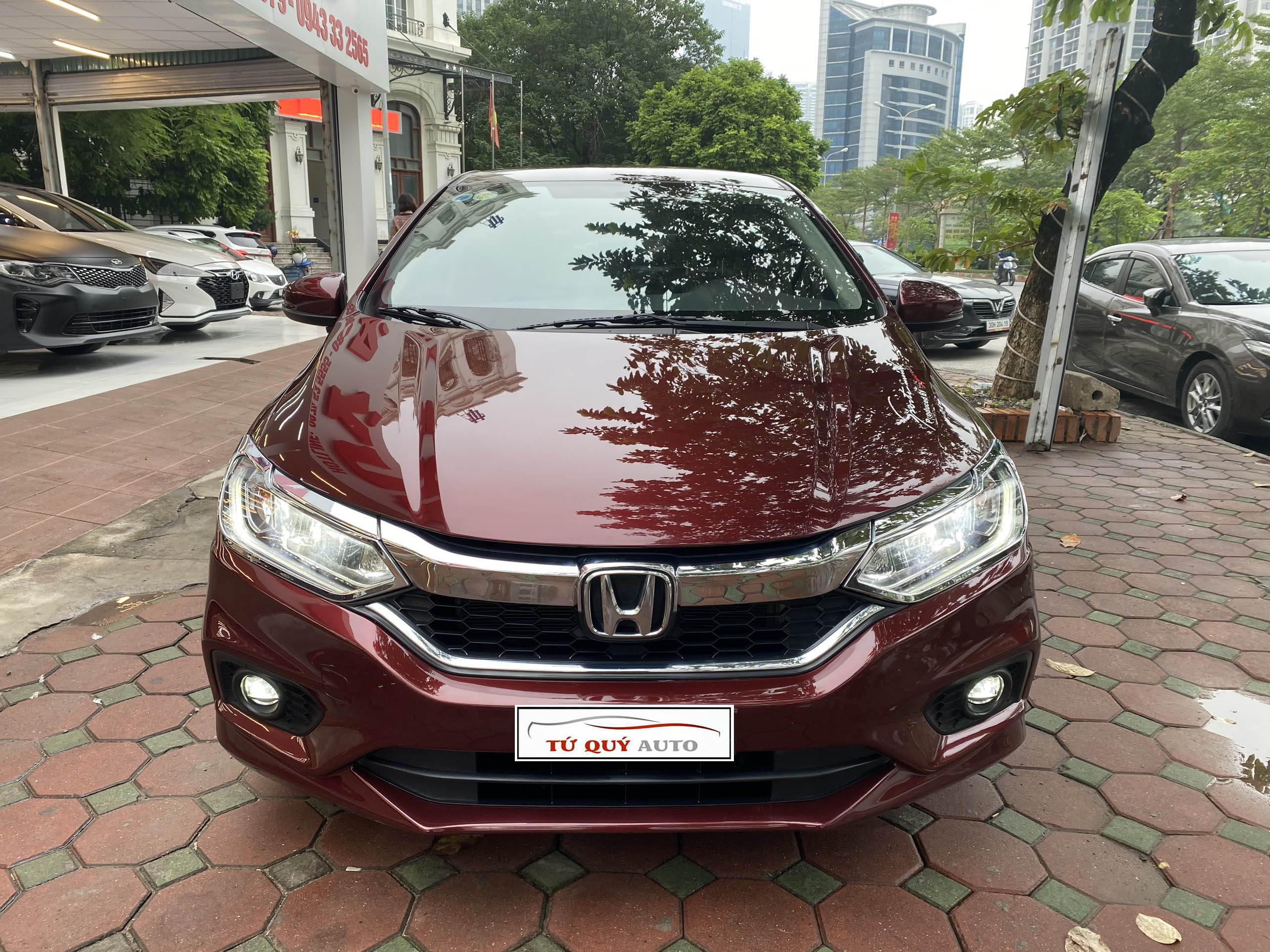 Xe Honda City 1.5TOP 2019 - Đỏ Mận