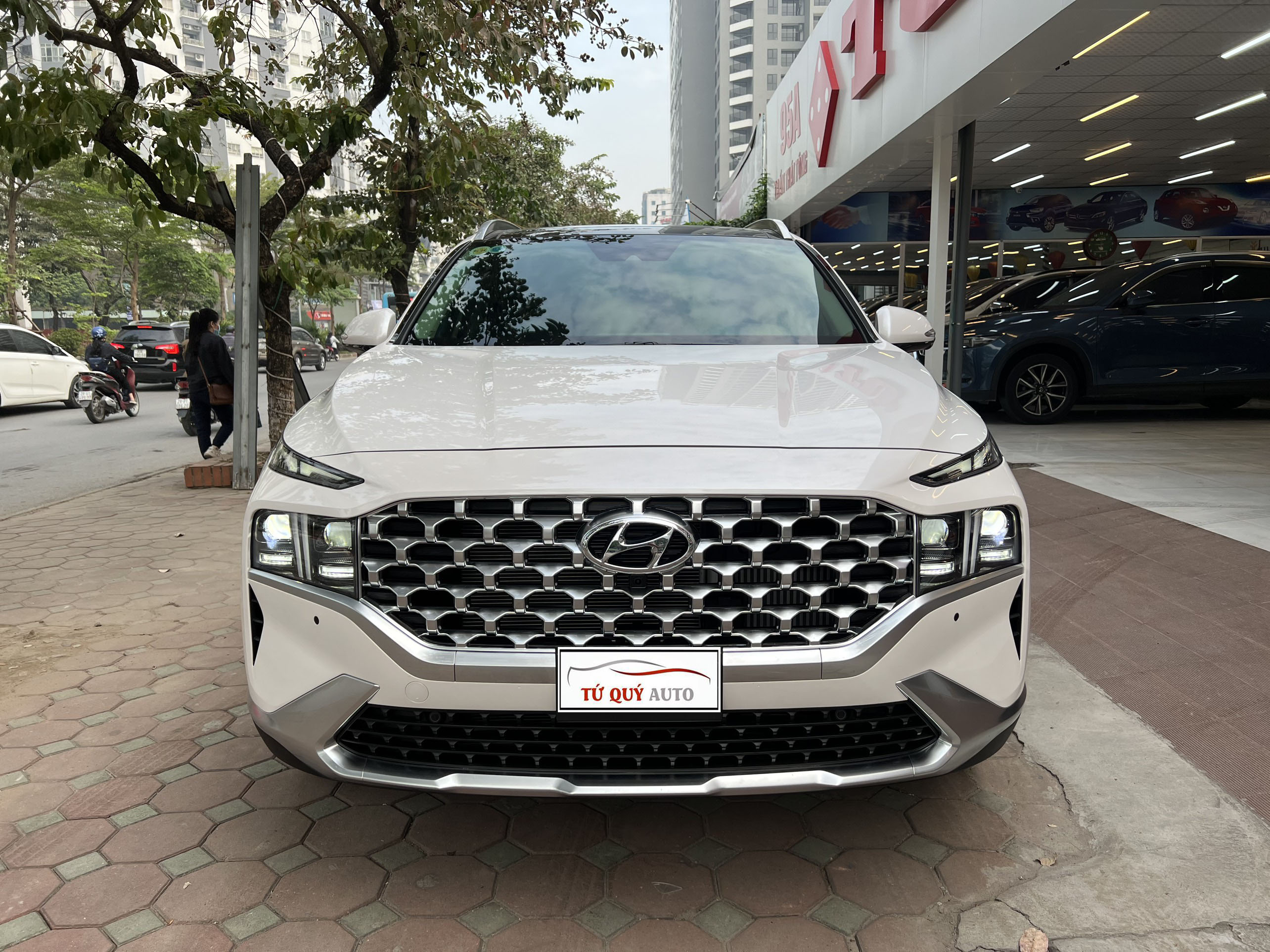 Xe Hyundai SantaFe Premium 2.2CRDi 2021 - Trắng