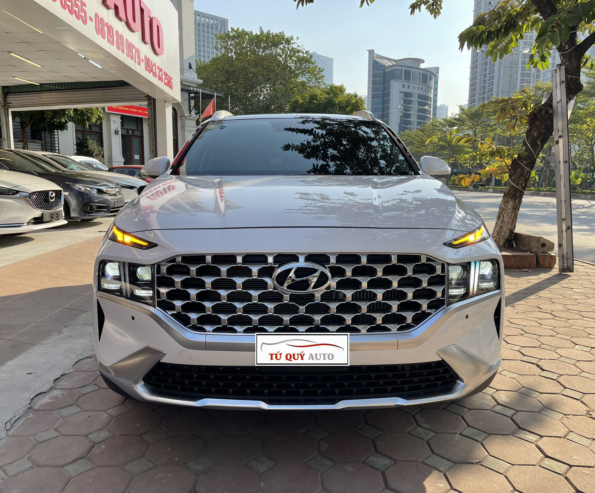 Xe Hyundai SantaFe Premium 2.2CRDi 2021 - Trắng