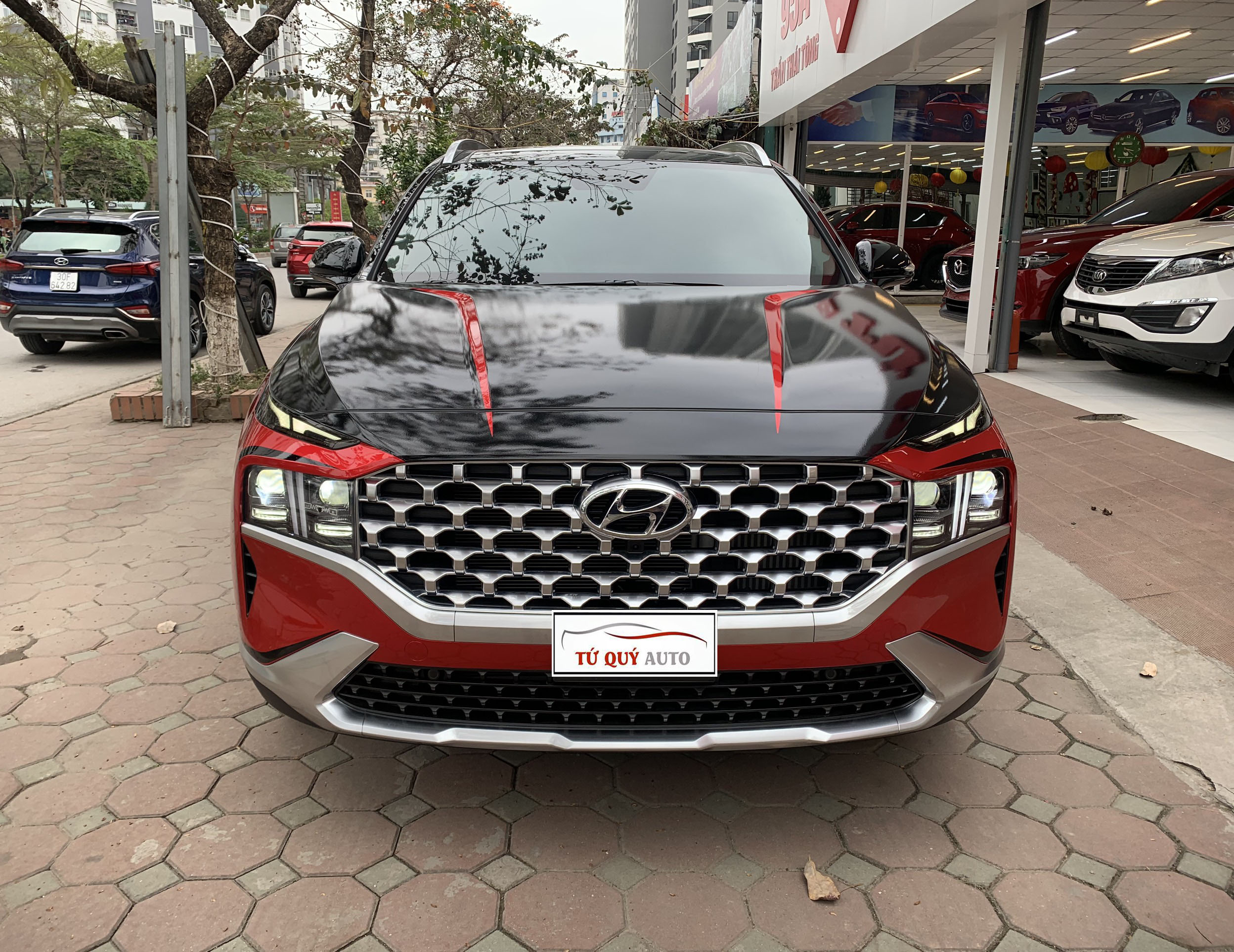 Xe Hyundai SantaFe Premium 2.2CRDi 2021 - Đỏ