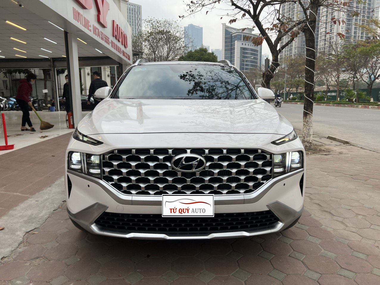 Xe Hyundai SantaFe Premium 2.2CRDi 2021 - Trắng