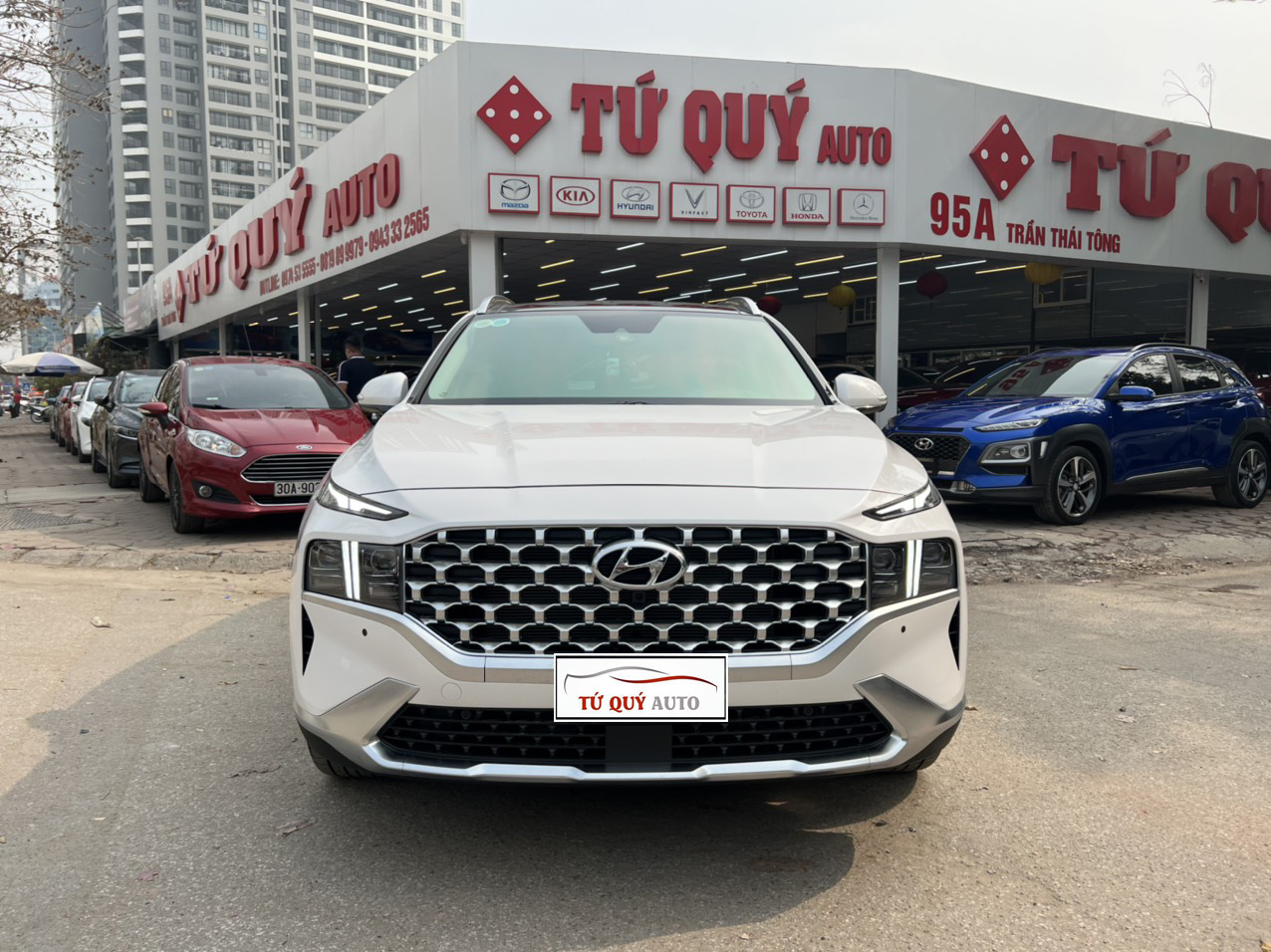 Xe Hyundai SantaFe Premium 2.5AT 2021 - Trắng