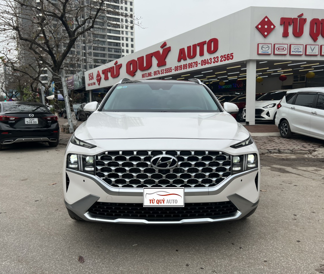 Xe Hyundai SantaFe Premium 2.2CRDi 2021 - Trắng