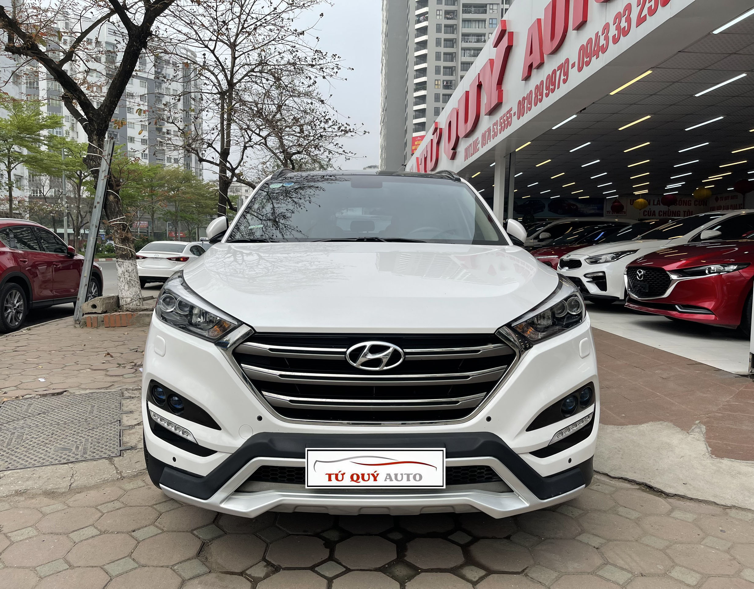 Xe Hyundai Tucson 1.6Turbo 2018 - Trắng