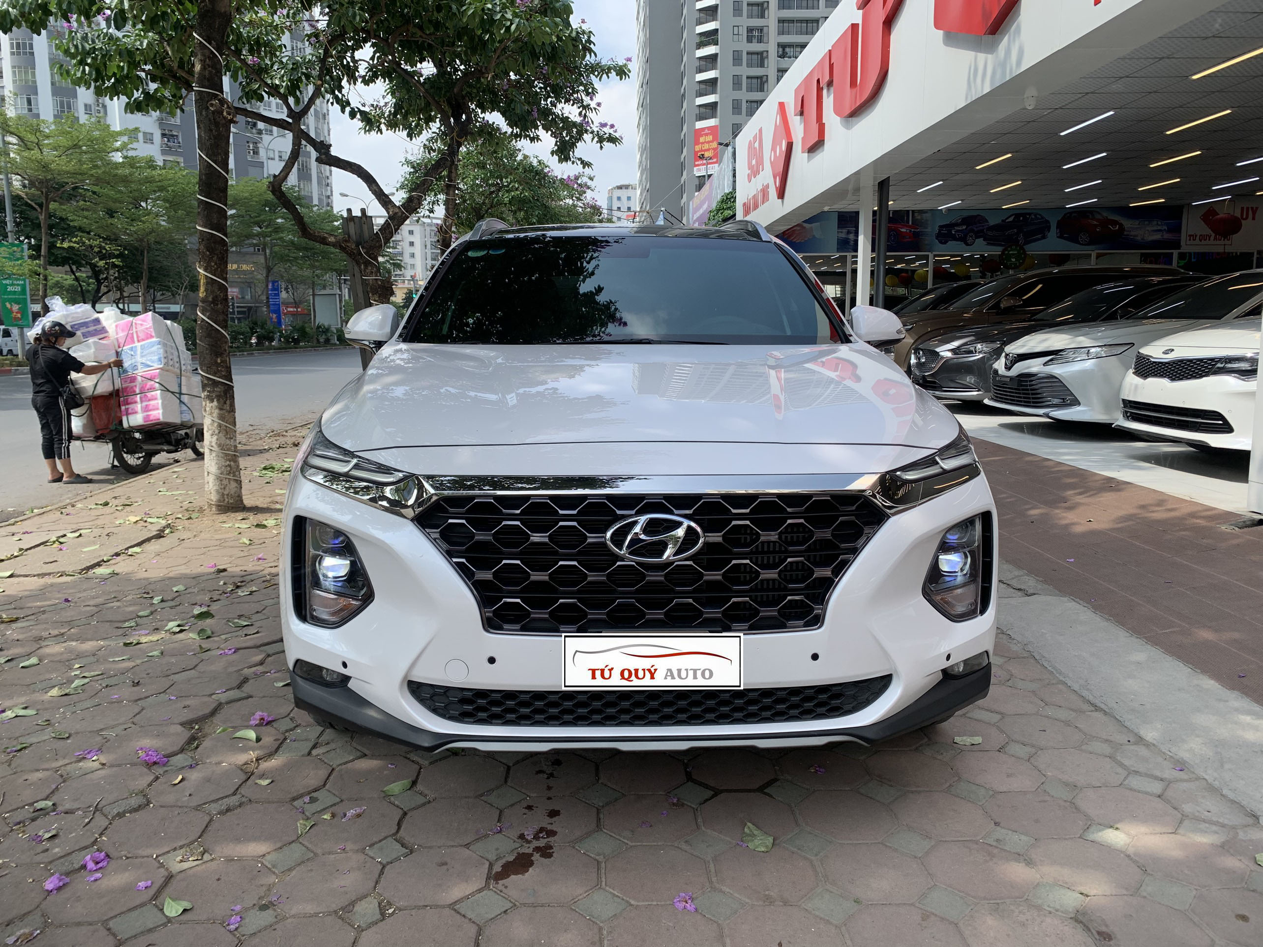 Xe Hyundai SantaFe Premium 2.2 CRDi 2020 - Trắng