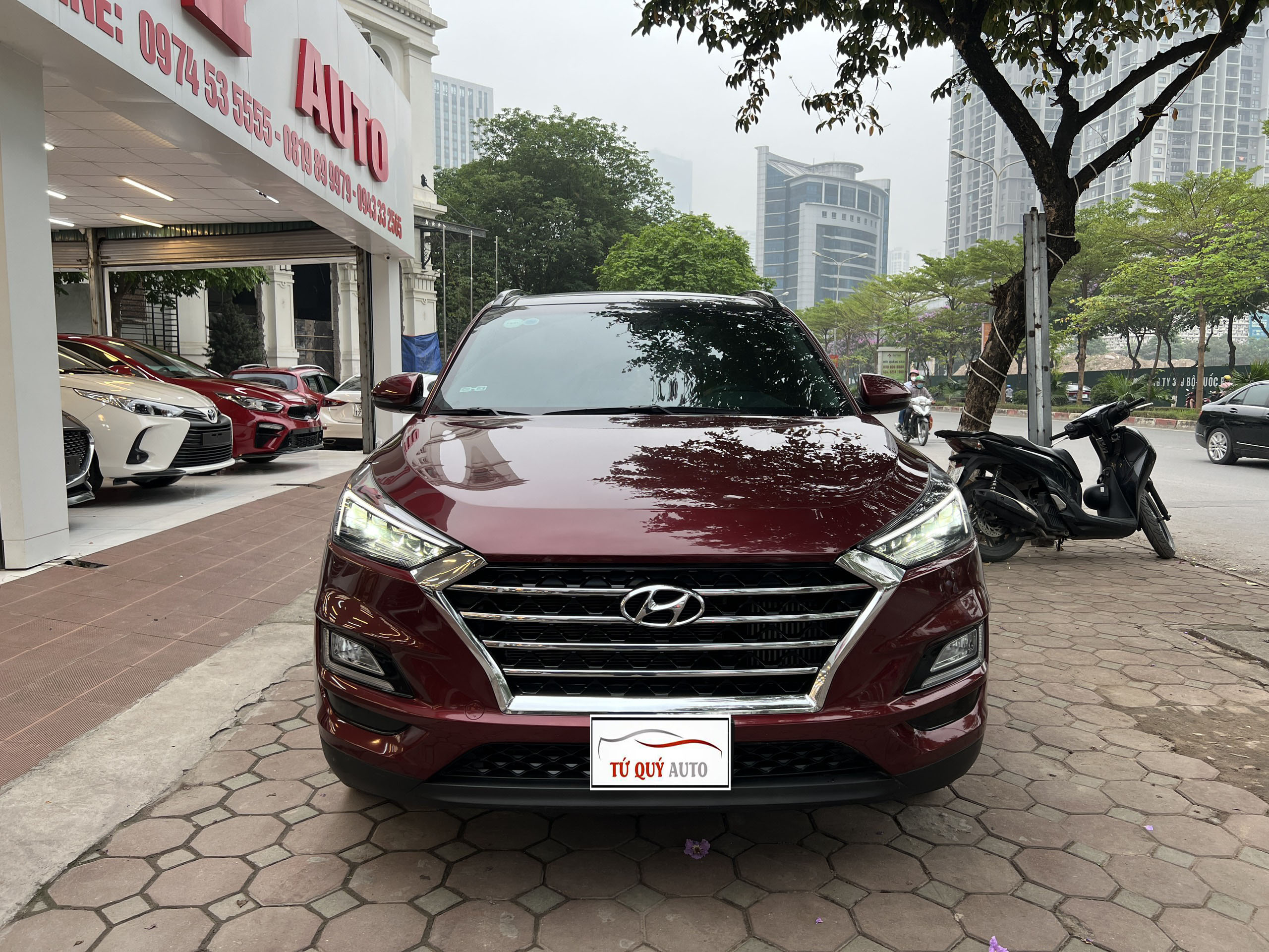 Xe Hyundai Tucson 2.0 CRDi 2020 - Đỏ Mận