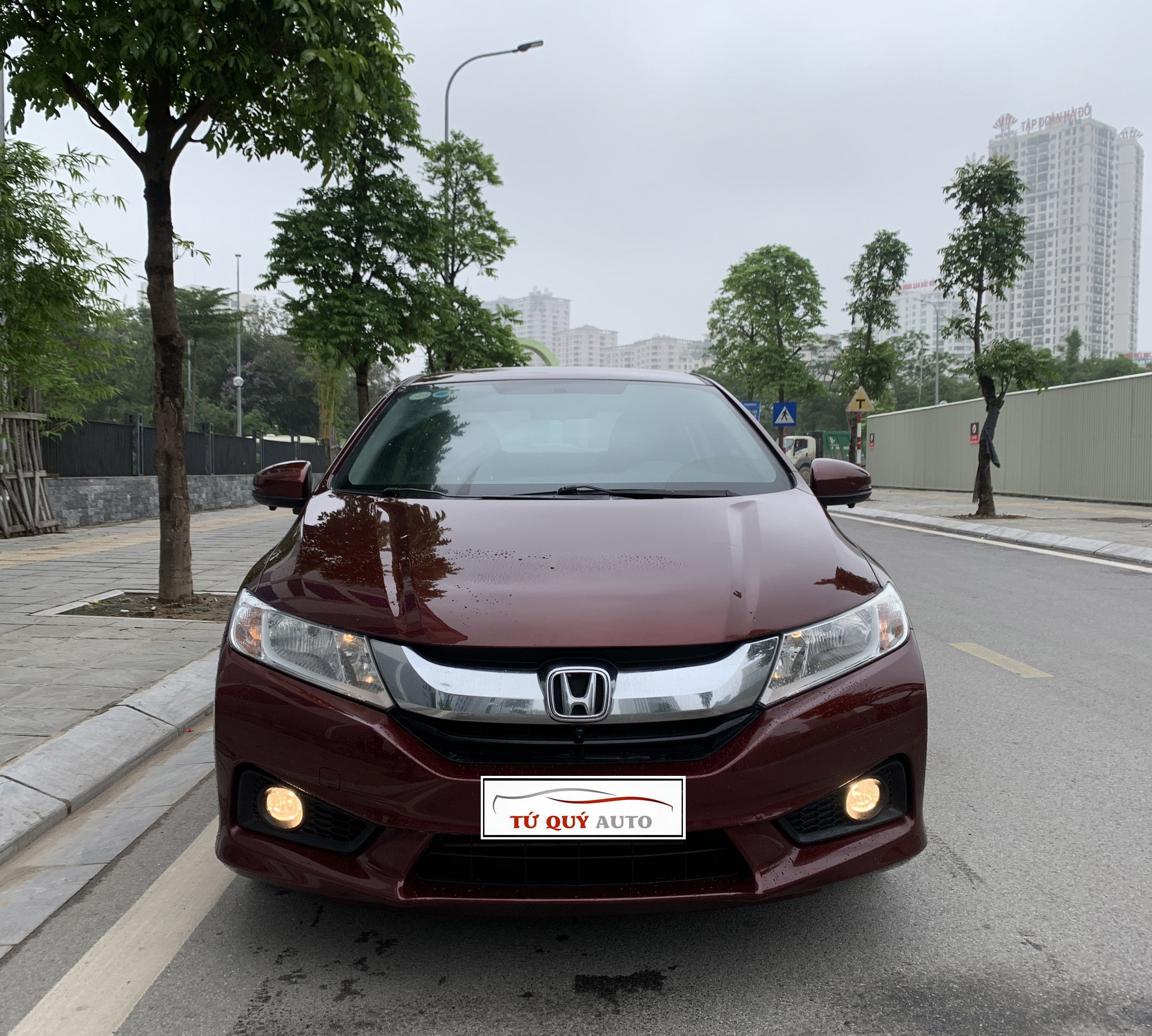 Xe Honda City 1.5 CVT 2017 - Đỏ Mận