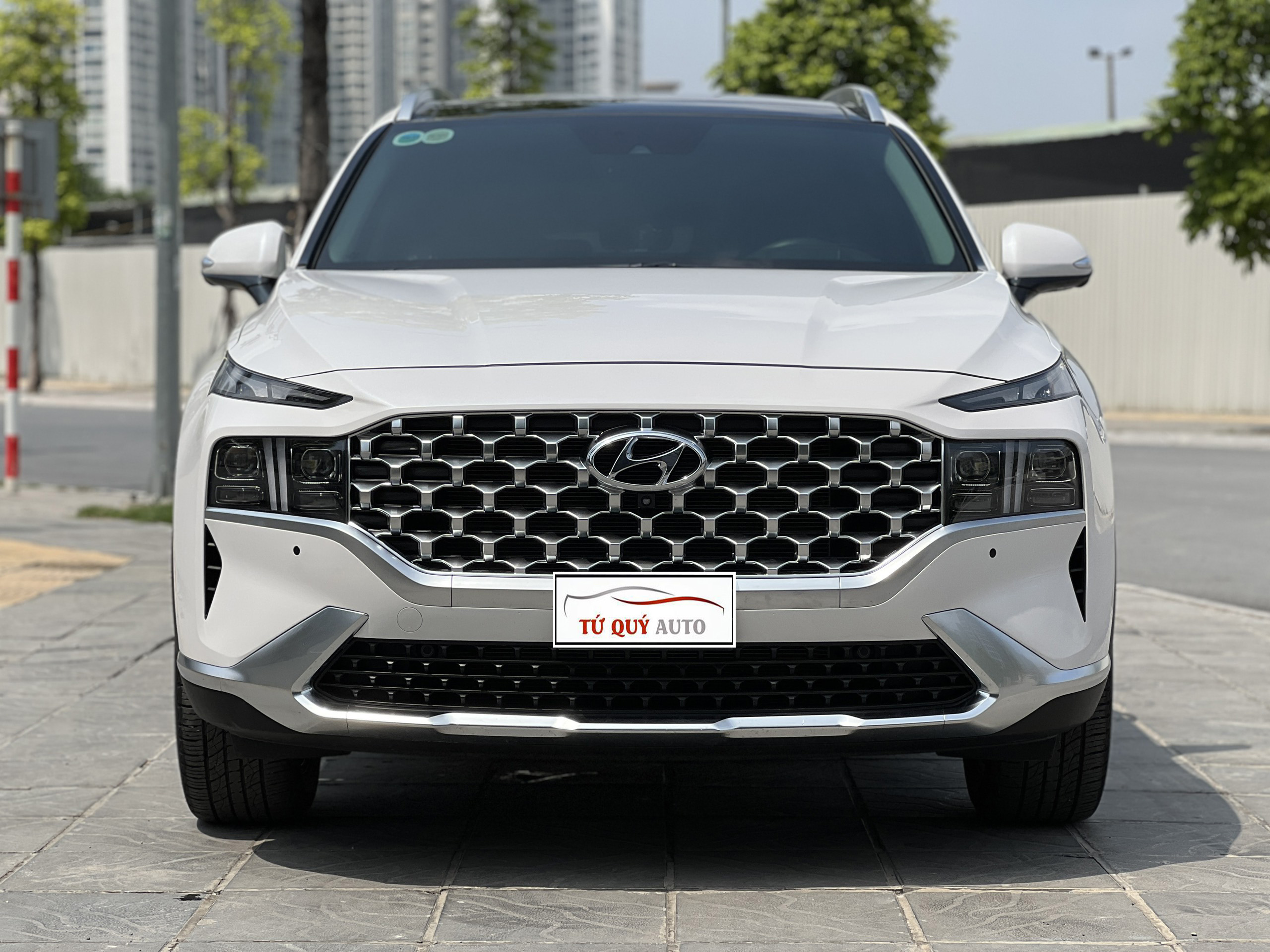 Xe Hyundai SantaFe Premium 2.5AT 2021 - Trắng