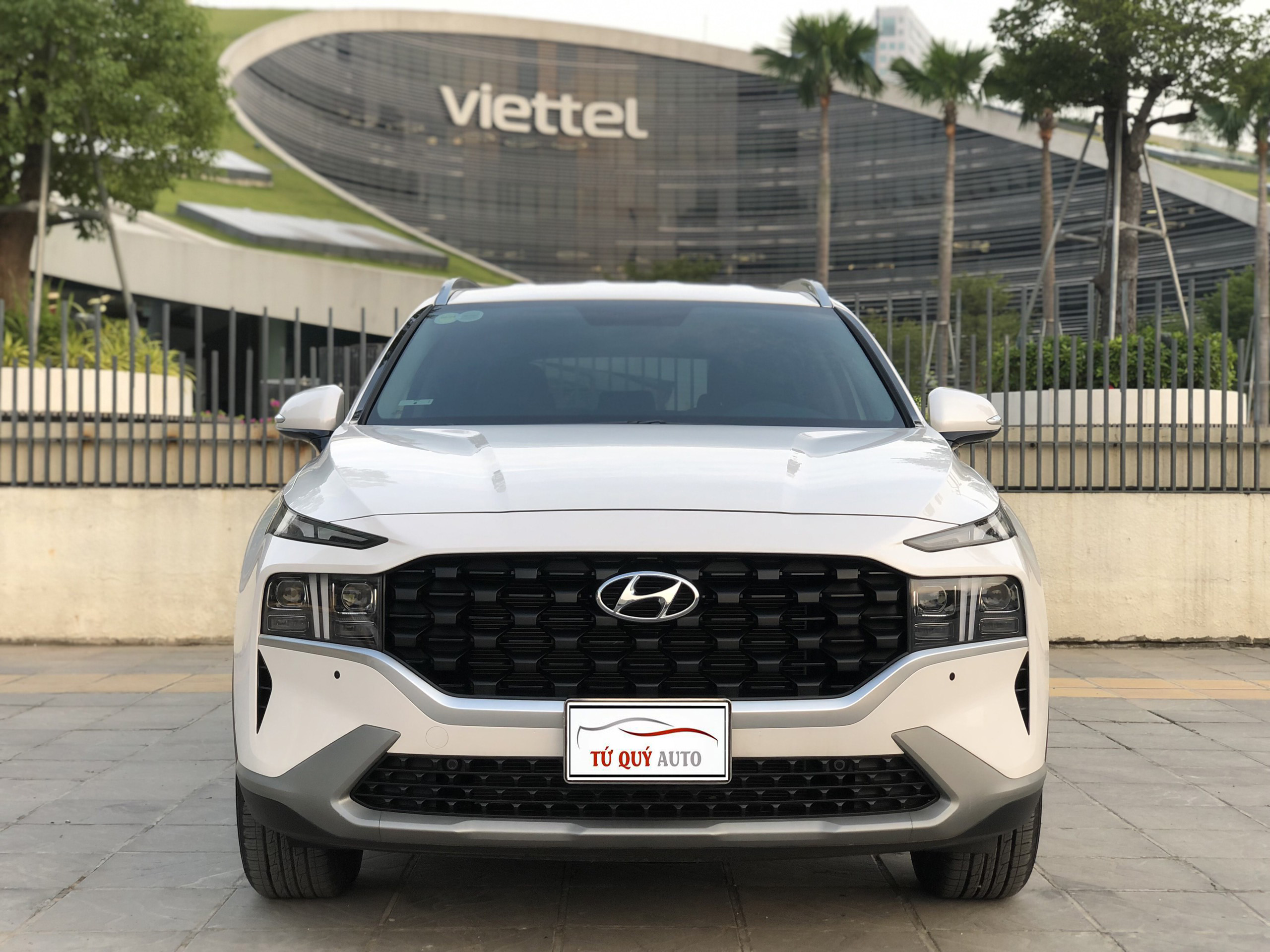 Xe Hyundai SantaFe 2.5AT 2021 - Trắng