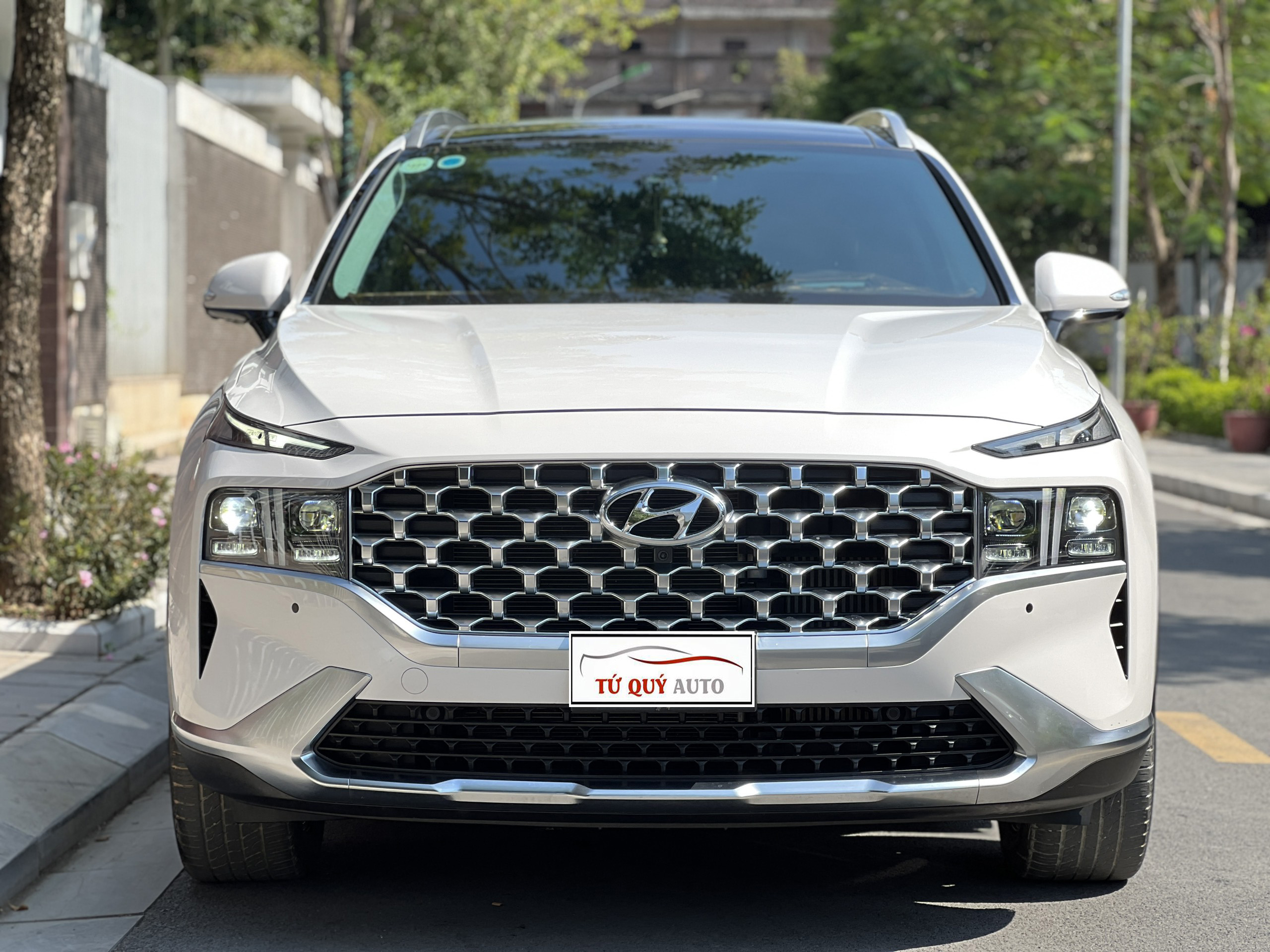 Xe Hyundai SantaFe Premium 2.2 CRDi 2021 - Trắng