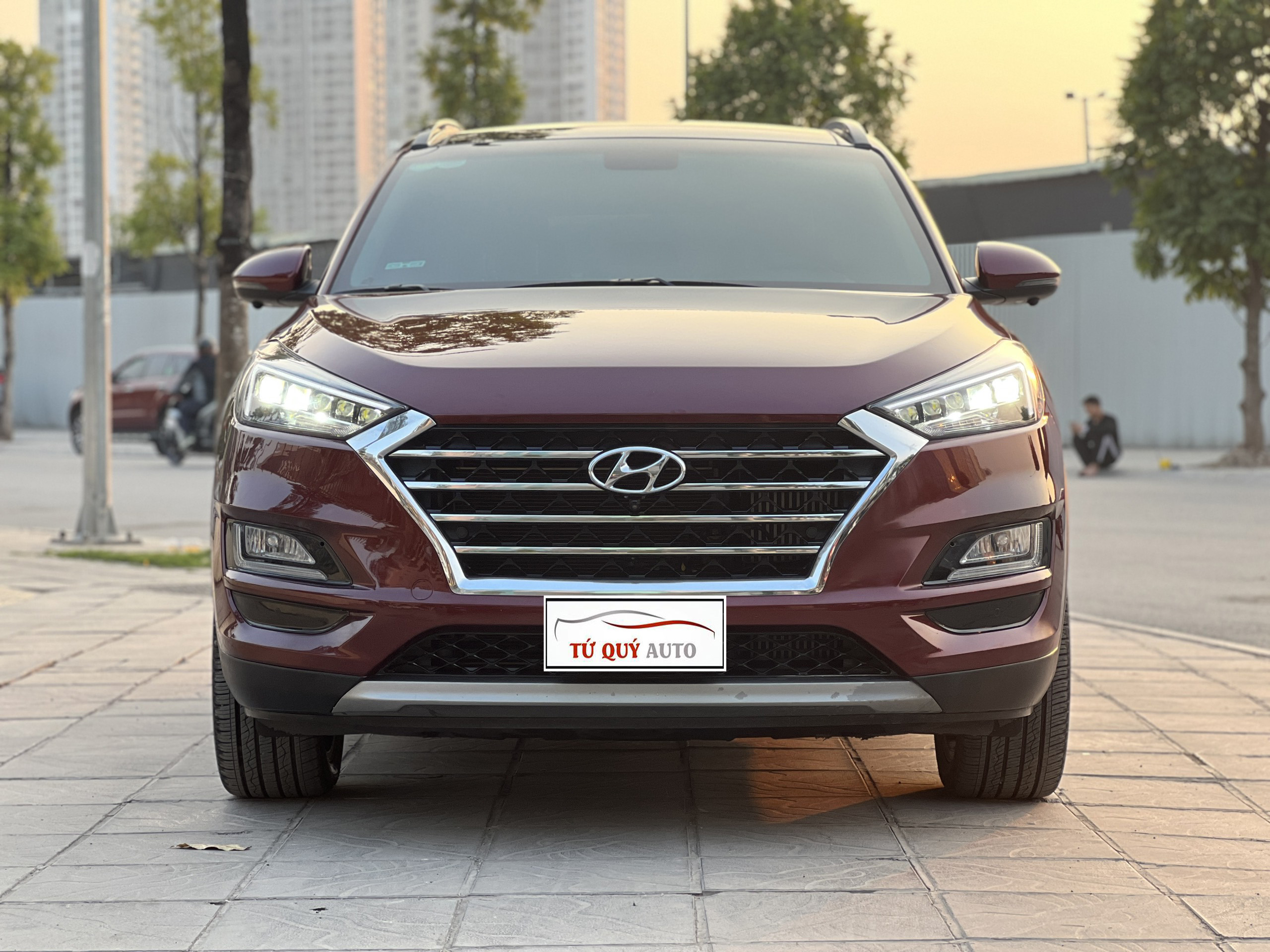 Xe Hyundai Tucson 1.6 Turbo 2021 - Đỏ Mận