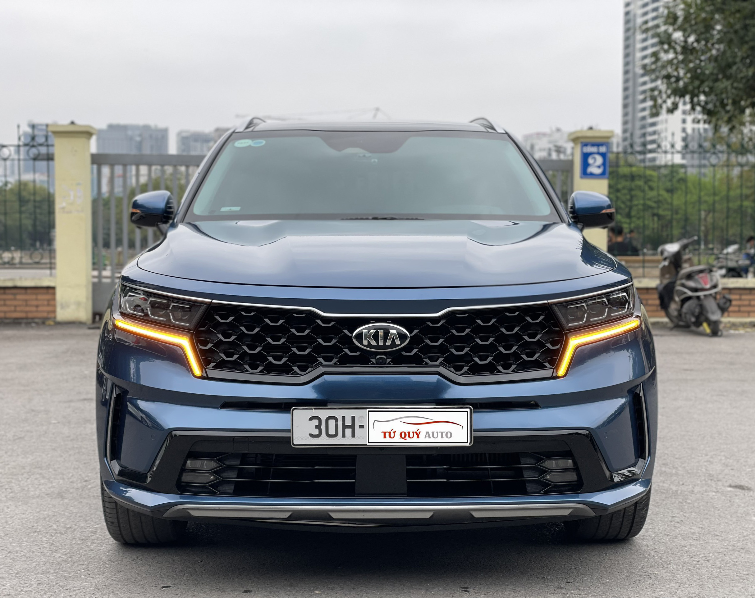 Xe Kia Sorento Premium 2.2 CRDi 2021 - Xanh