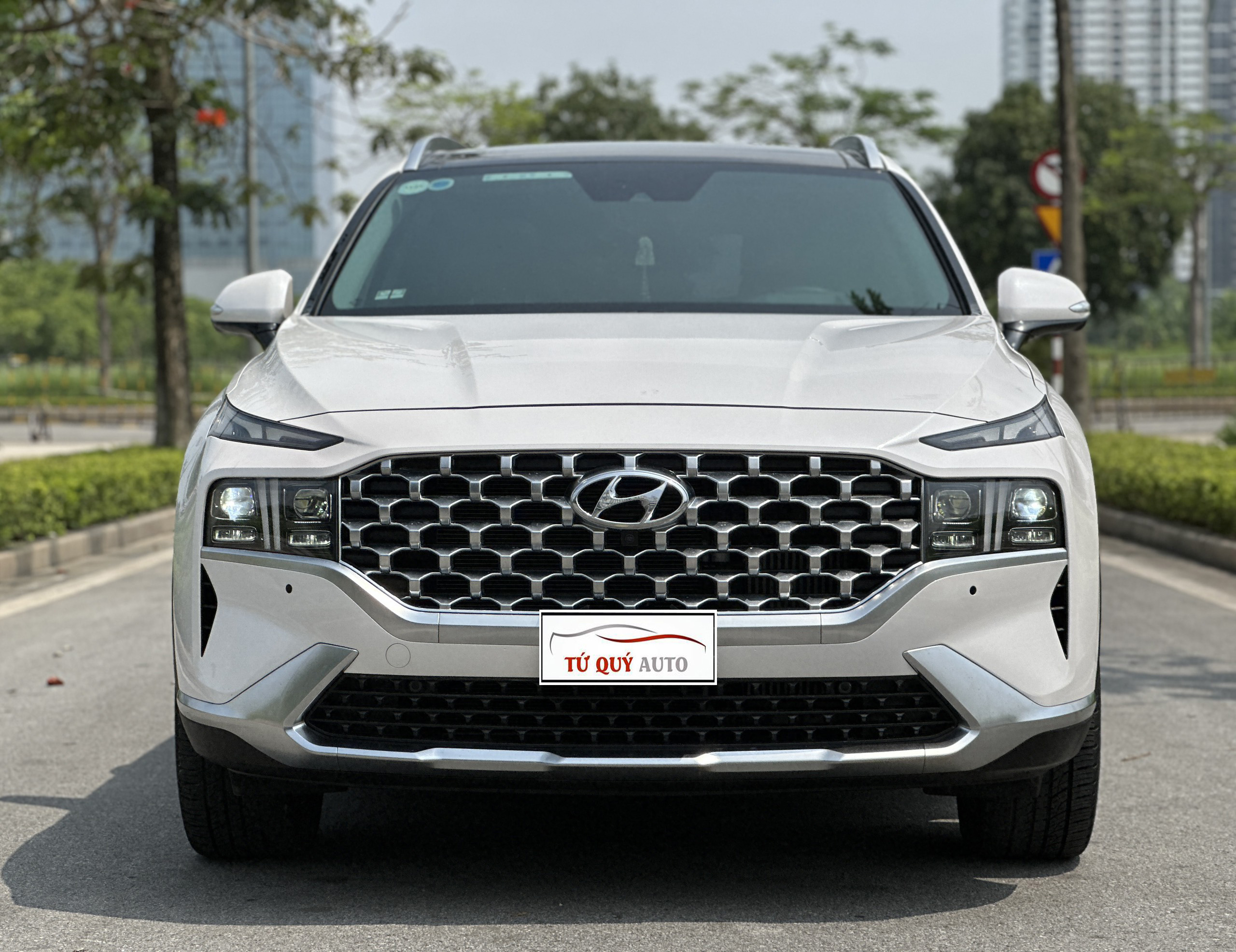 Xe Hyundai SantaFe Premium 2.2 CRDi 2021 - Trắng