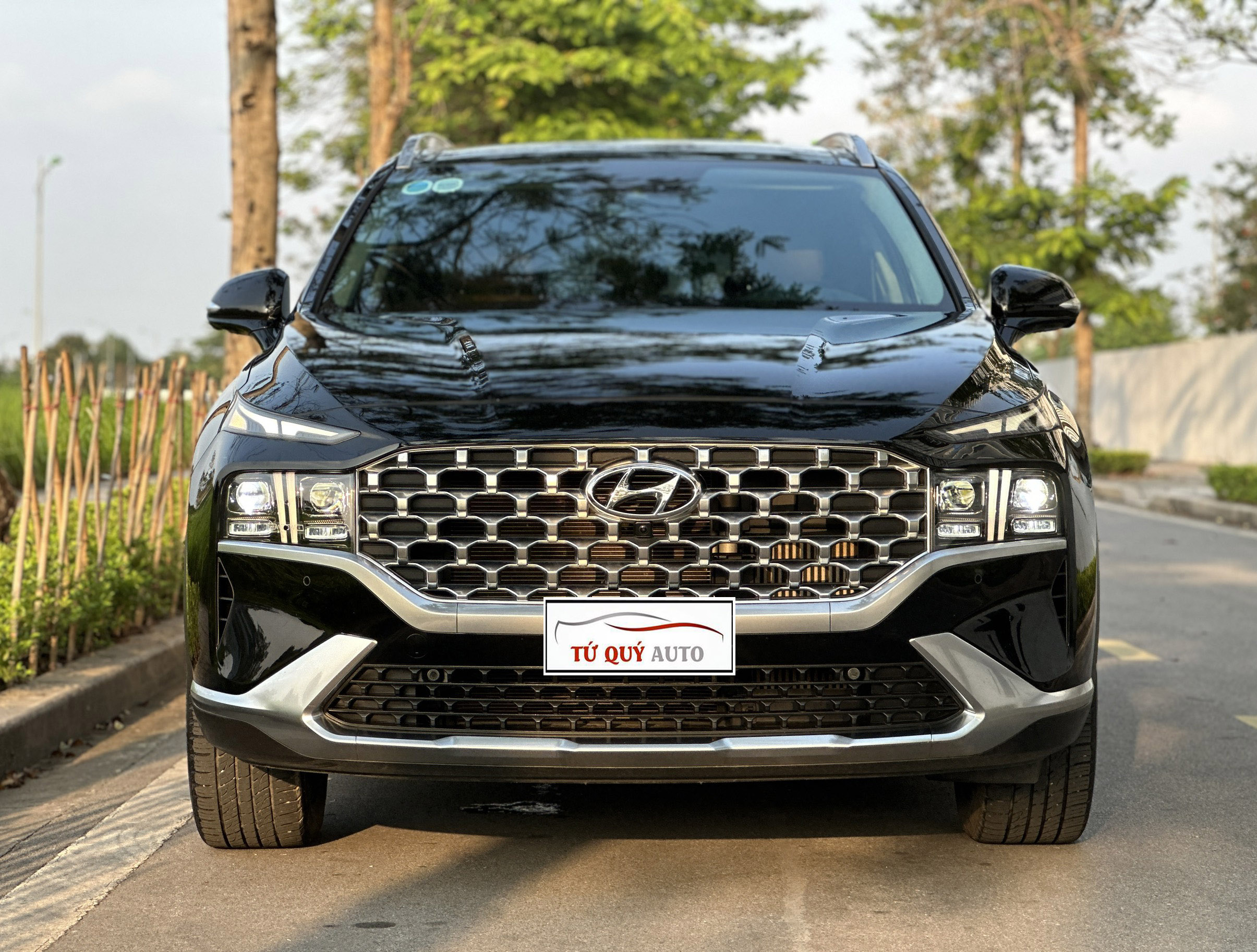 Xe Hyundai SantaFe Pre 2.2CRDi 2021 - Đen