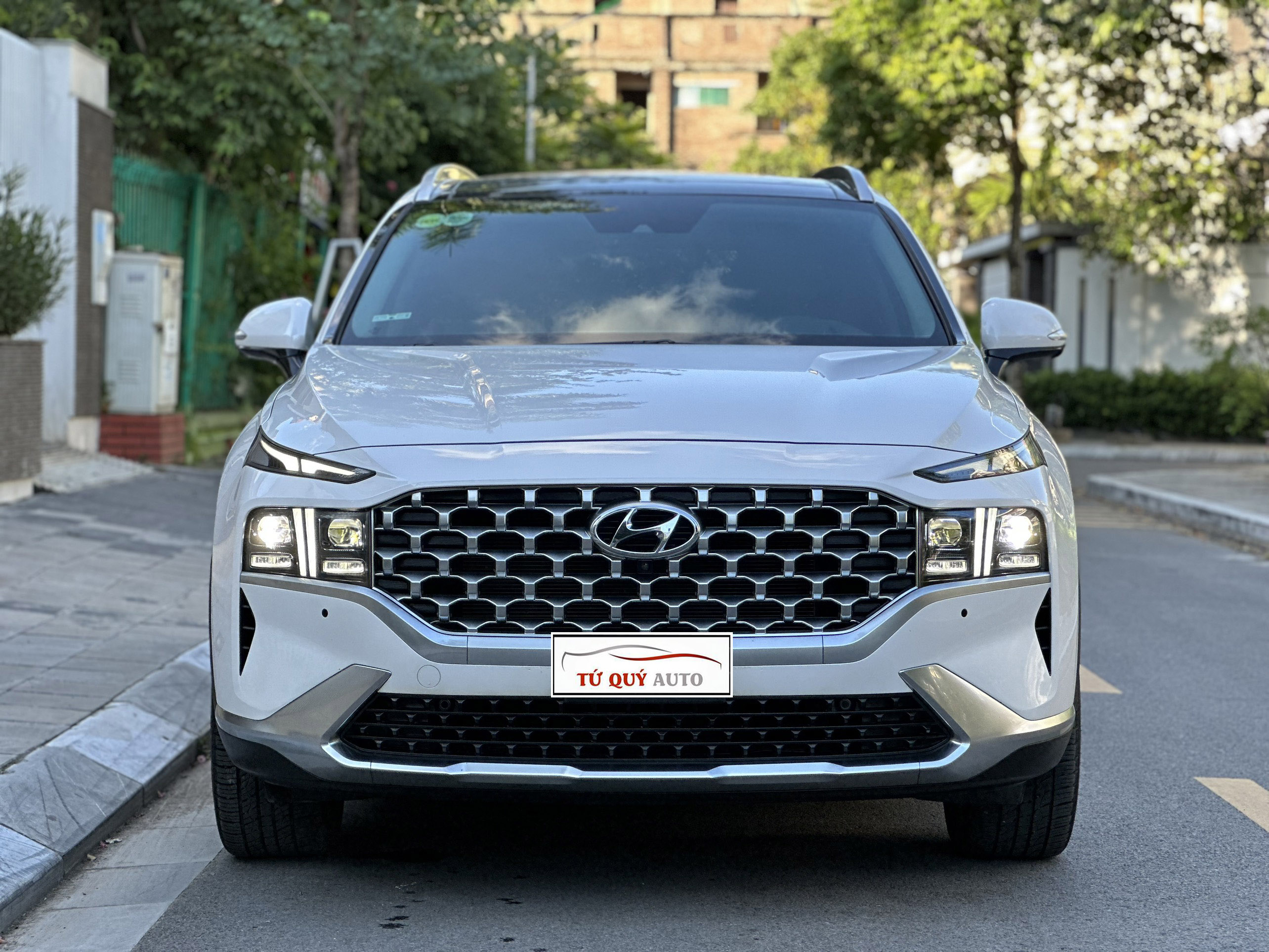 Xe Hyundai SantaFe Premium 2.5AT 2021 - Trắng