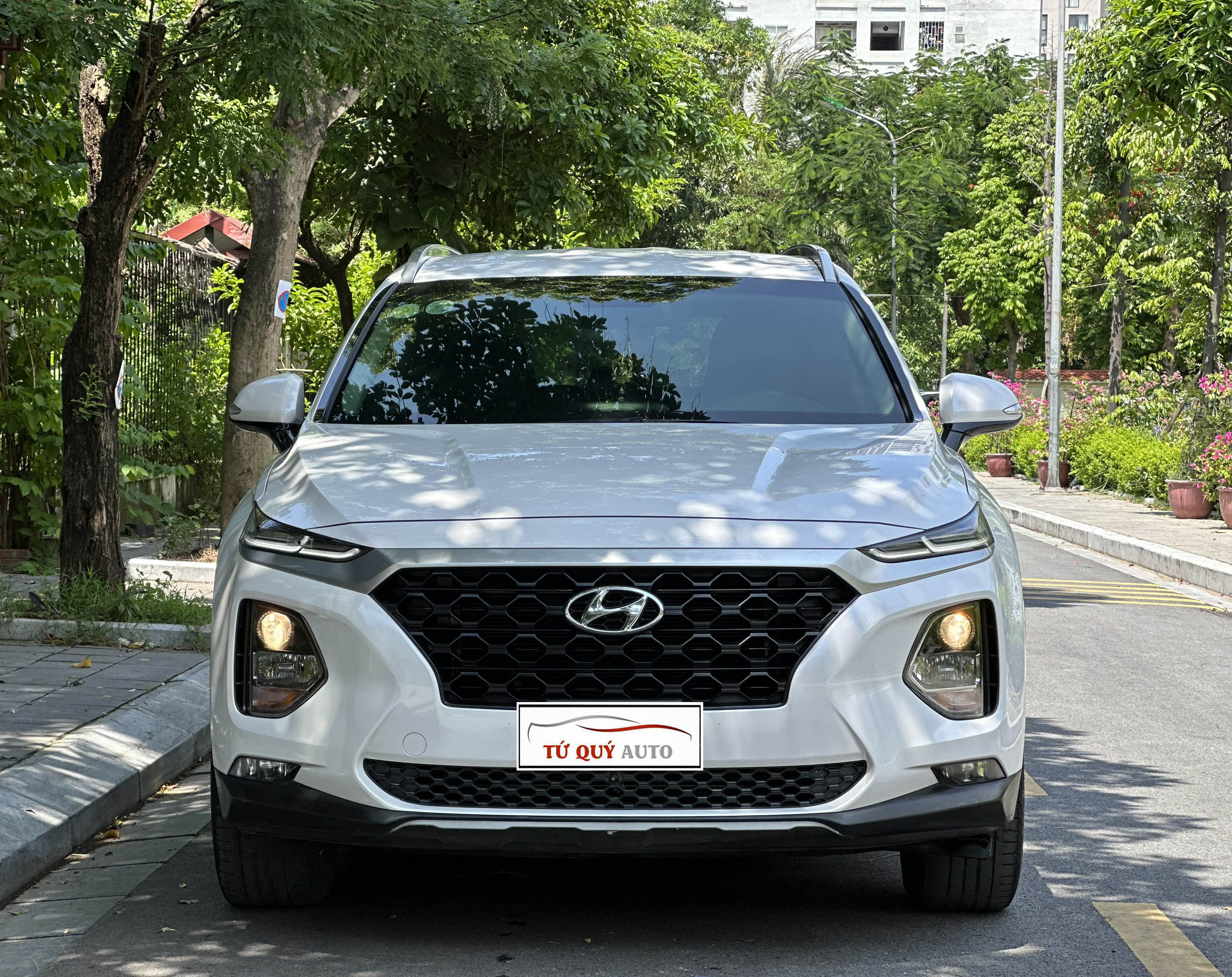 Xe Hyundai SantaFe 2.4AT 2018 - Trắng