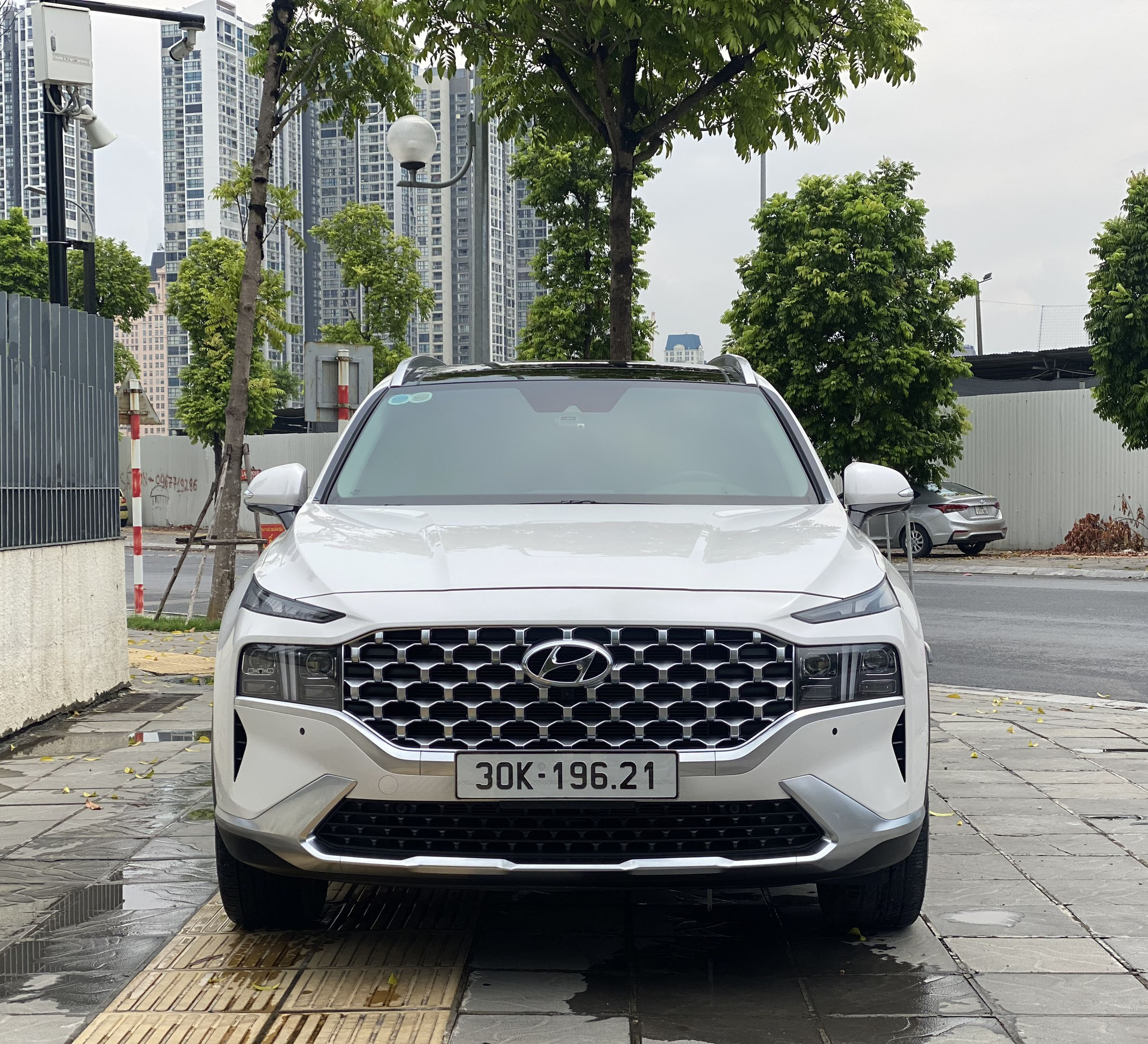 Xe Hyundai SantaFe Premium 2.5AT 2022 - Trắng