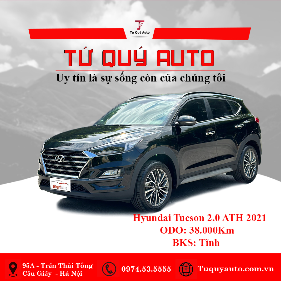 Xe Hyundai Tucson 2.0ATH 2021 - Đen