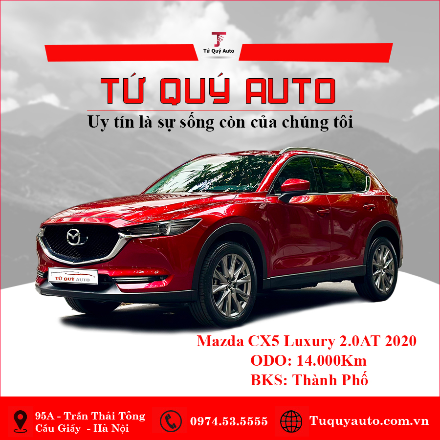 Xe Mazda CX5 2.0 Luxury 2020 - Đỏ