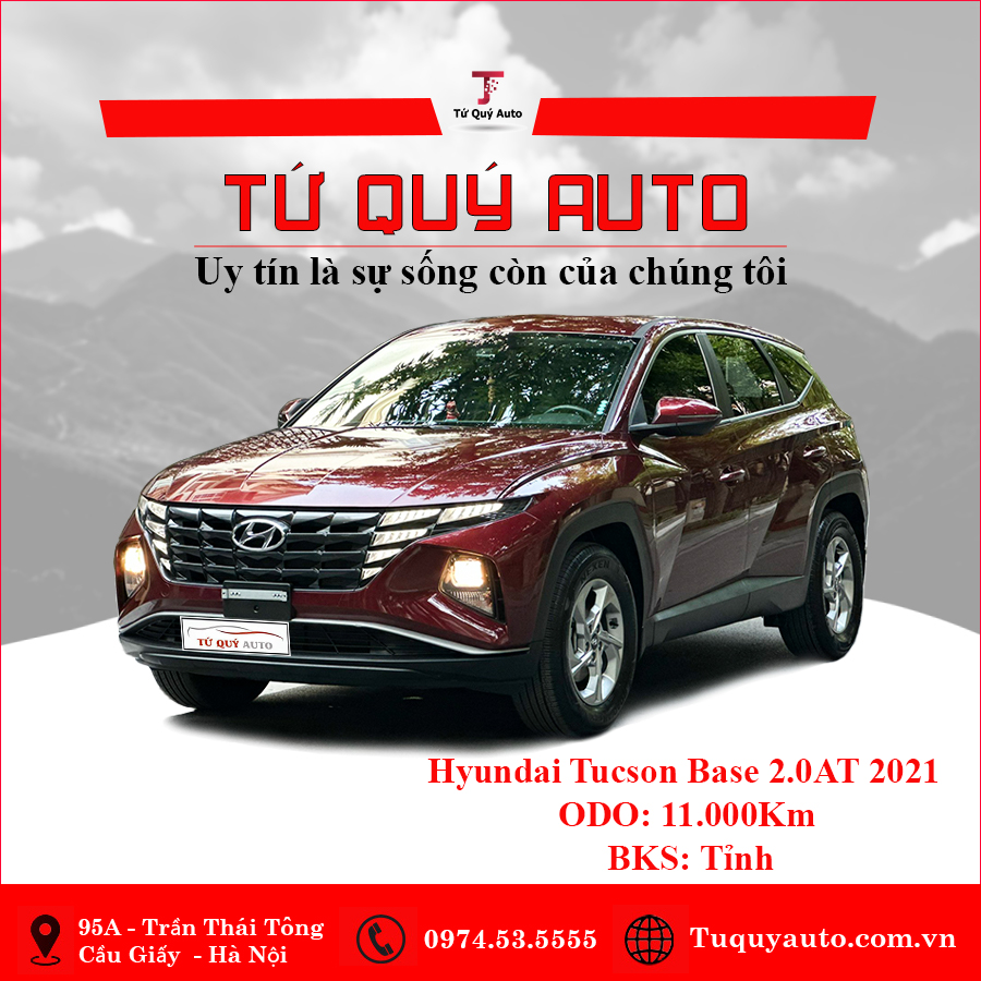 Xe Hyundai Tucson 2.0 AT Tiêu chuẩn 2021 - Đỏ Mận