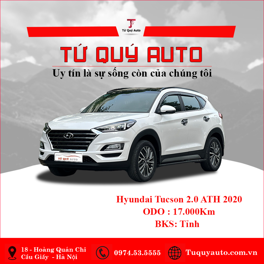 Xe Hyundai Tucson 2.0 ATH 2020 - Trắng