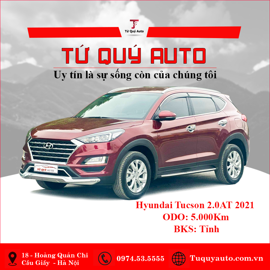 Xe Hyundai Tucson 2.0 AT Tiêu chuẩn 2021 - Đỏ Mận