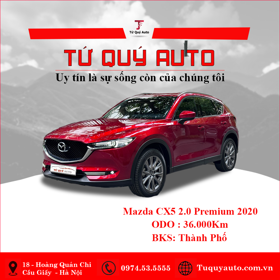 Xe Mazda CX5 2.0 Premium 2020 - Đỏ