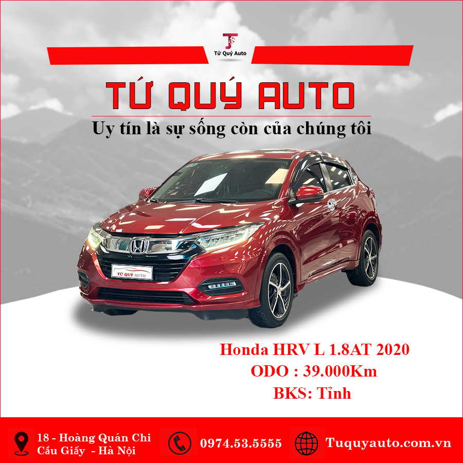 Xe Honda HRV 1.8L 2020 - Đỏ