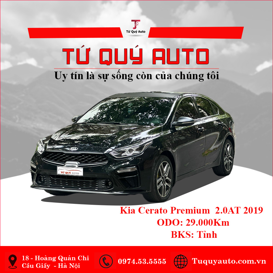 Xe Kia Cerato 2.0 AT Premium 2021 - Đen