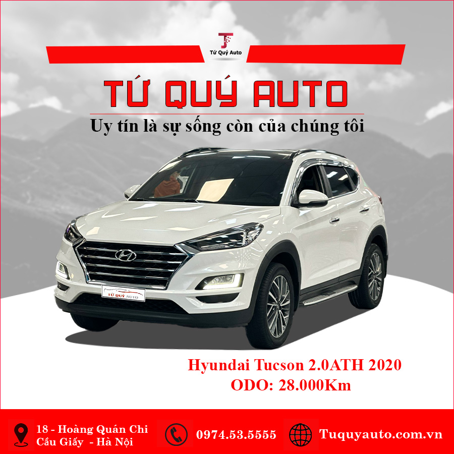 Xe Hyundai Tucson 2.0 ATH 2020 - Trắng