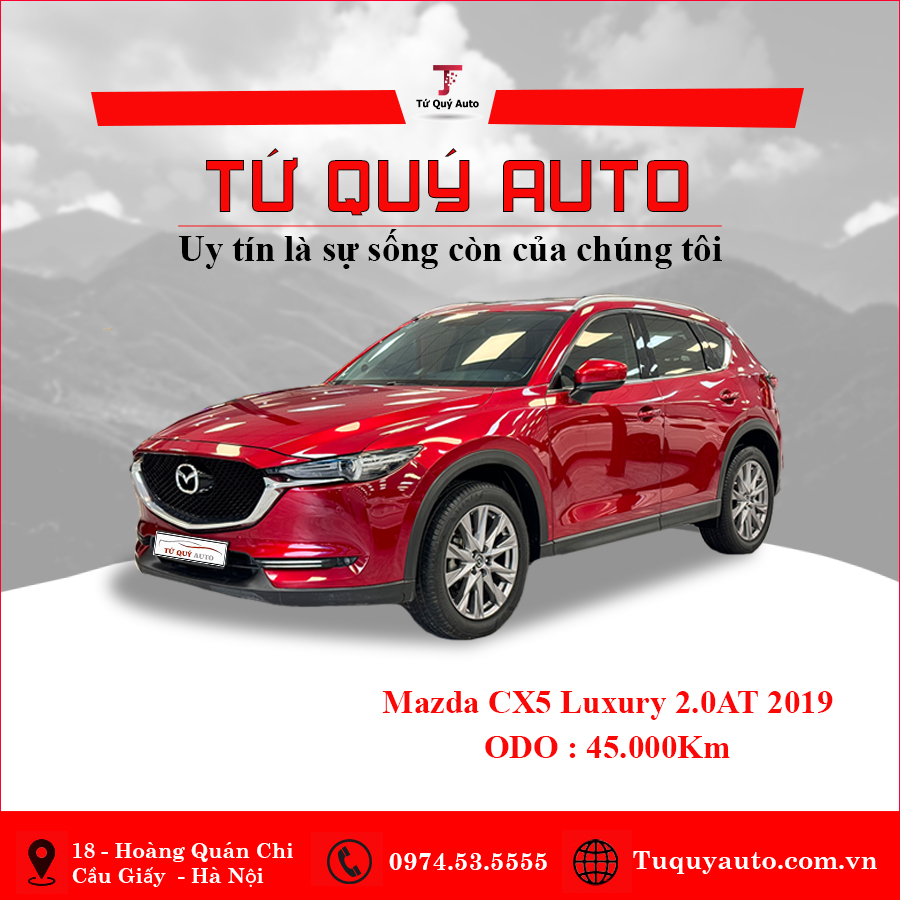 Xe Mazda CX5 2.0 Luxury 2019 - Đỏ