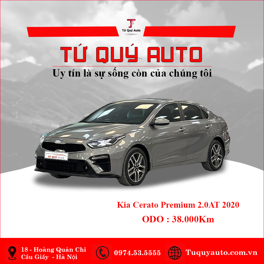 Xe Kia Cerato 2.0 AT Premium 2020 - Xám