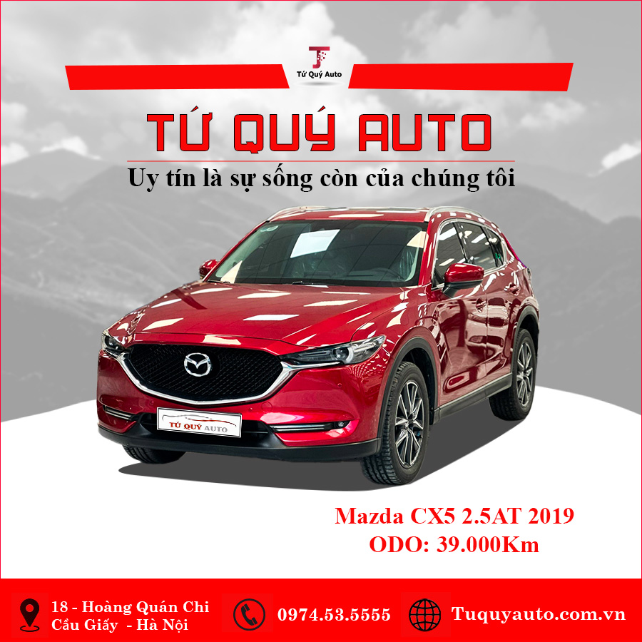 Xe Mazda CX5 2.5 AT 2WD 2019 - Đỏ