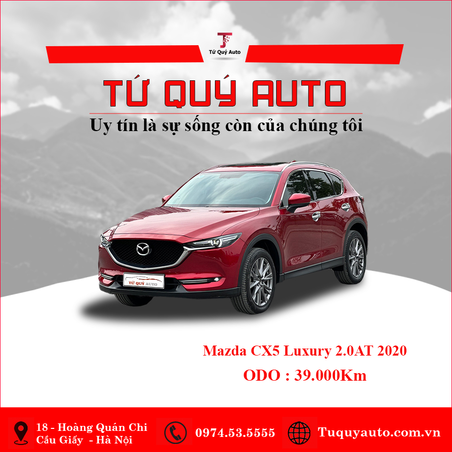 Xe Mazda CX5 2.0 Luxury 2020 - Đỏ