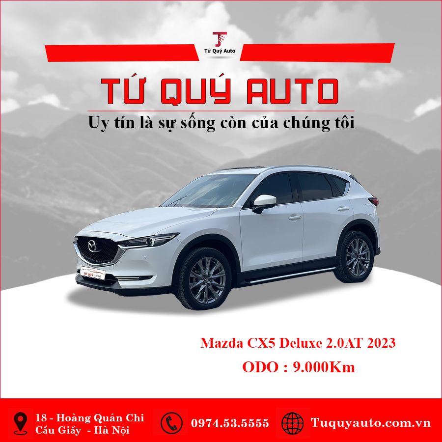 Xe Mazda CX5 Deluxe 2.0 AT 2023 - Trắng