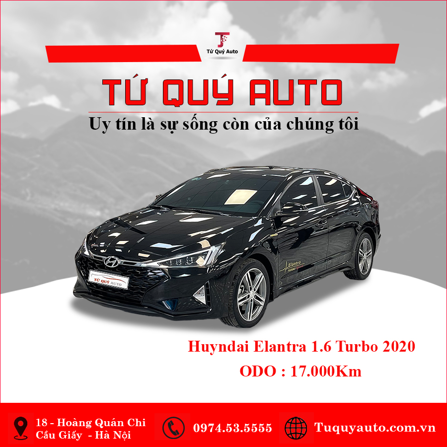Xe Hyundai Elantra Sport 1.6 AT 2020 - Đen