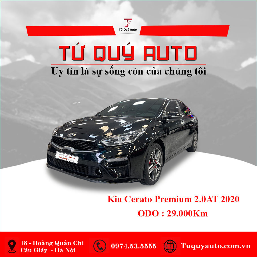 Xe Kia Cerato 2.0 AT Premium 2020 - Đen