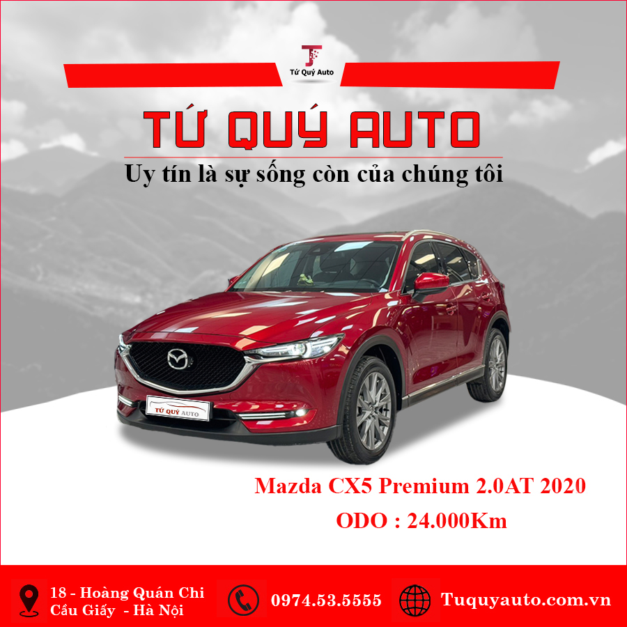 Xe Mazda CX5 2.0 Premium 2020 - Đỏ