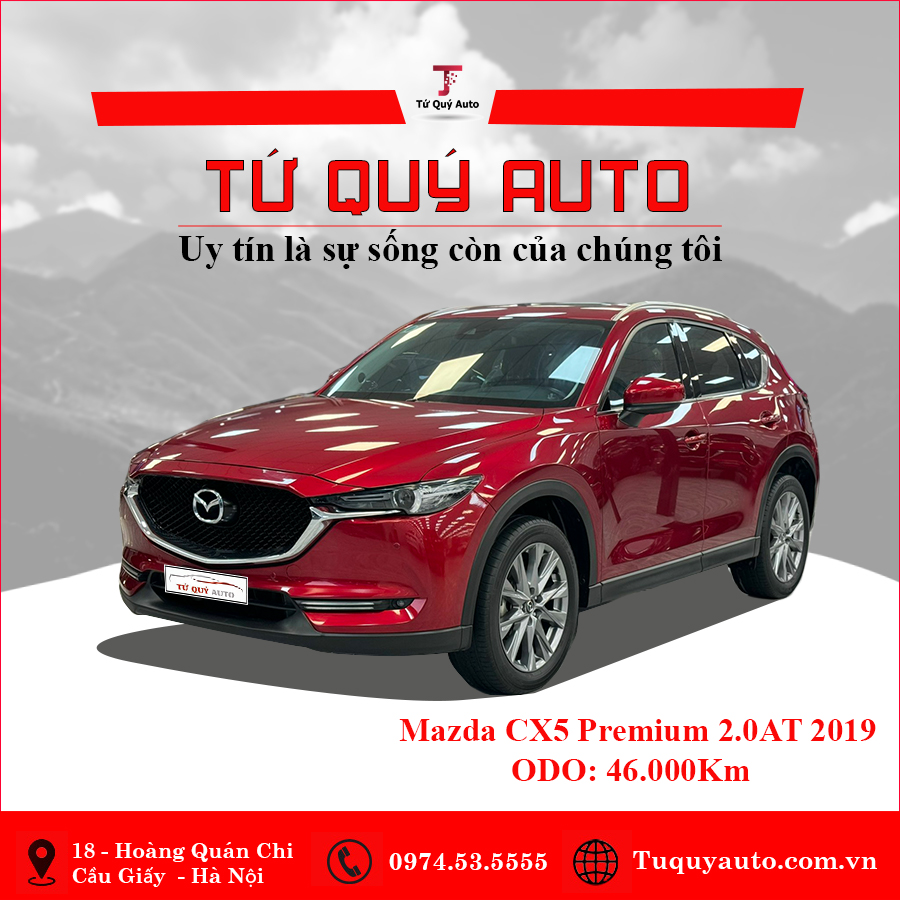 Xe Mazda CX5 2.0 Premium 2019 - Đỏ