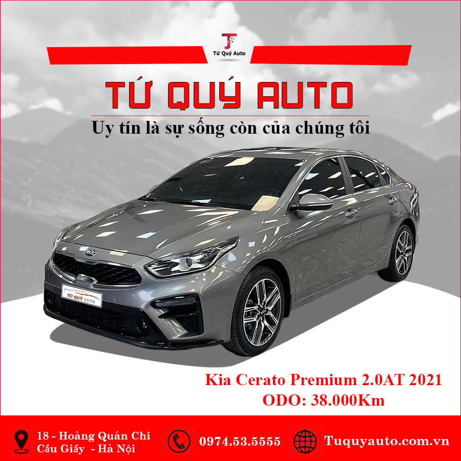 Xe Kia Cerato 2.0 AT Premium 2021 - Xám