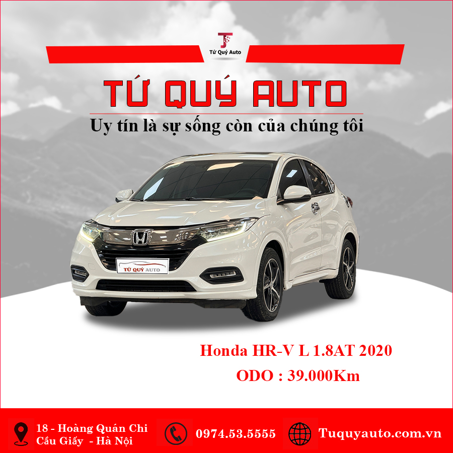 Xe Honda HRV 1.8L 2020 - Trắng