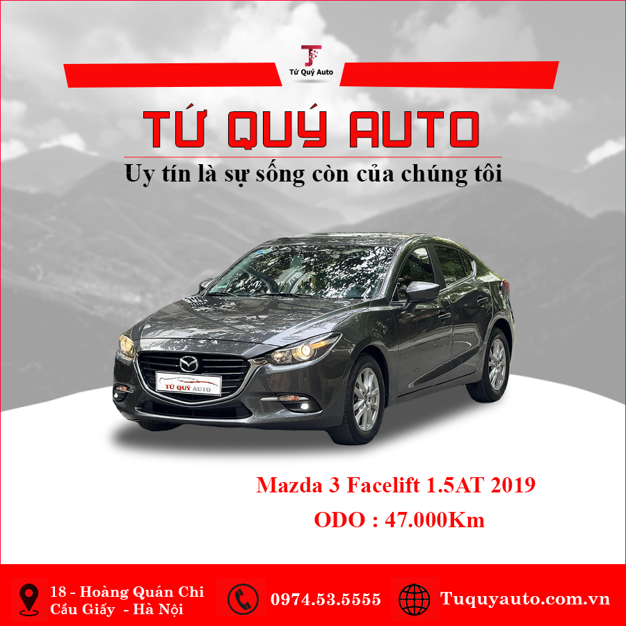 Xe Mazda 3 Sedan 1.5AT 2019 - Xám