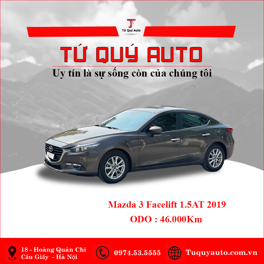 Xe Mazda 3 Sedan 1.5AT 2019 - Nâu