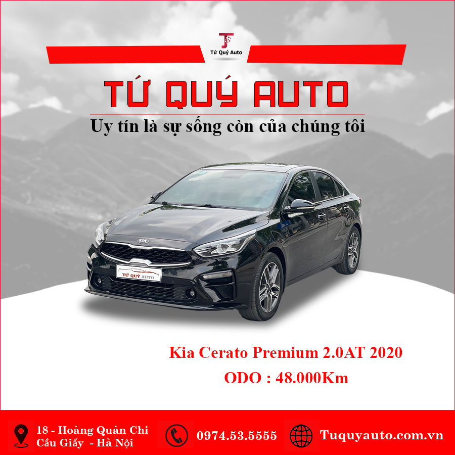 Xe Kia Cerato 2.0 AT Premium 2020 - Đen