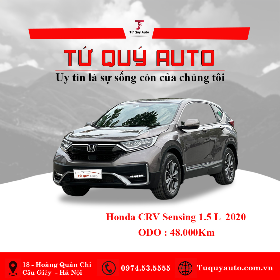 Xe Honda CRV 1.5L Sensing 2020 - Nâu Titan