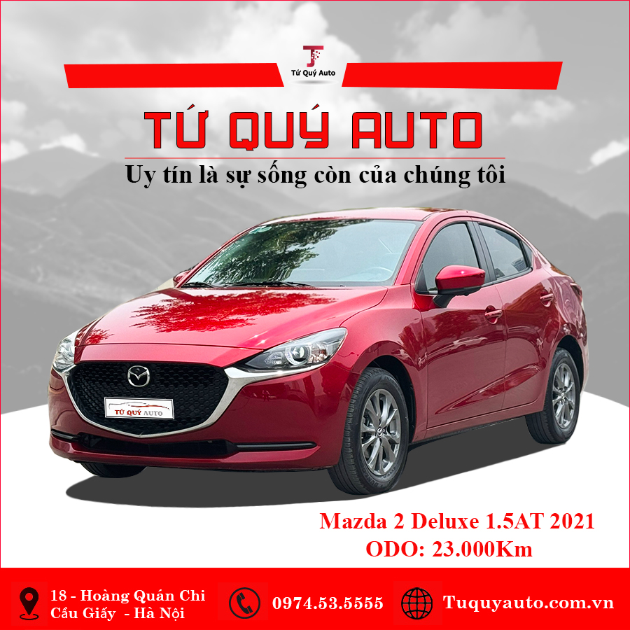 Xe Mazda 2 Deluxe 2021 - Đỏ